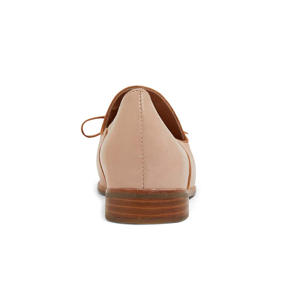 Random Loafer in Blush And Tan Leather