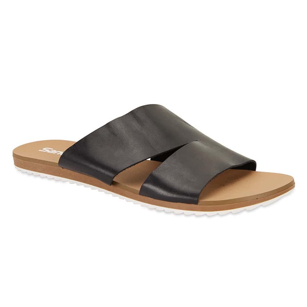 Jane Debster | Rascal Slide in Black Leather