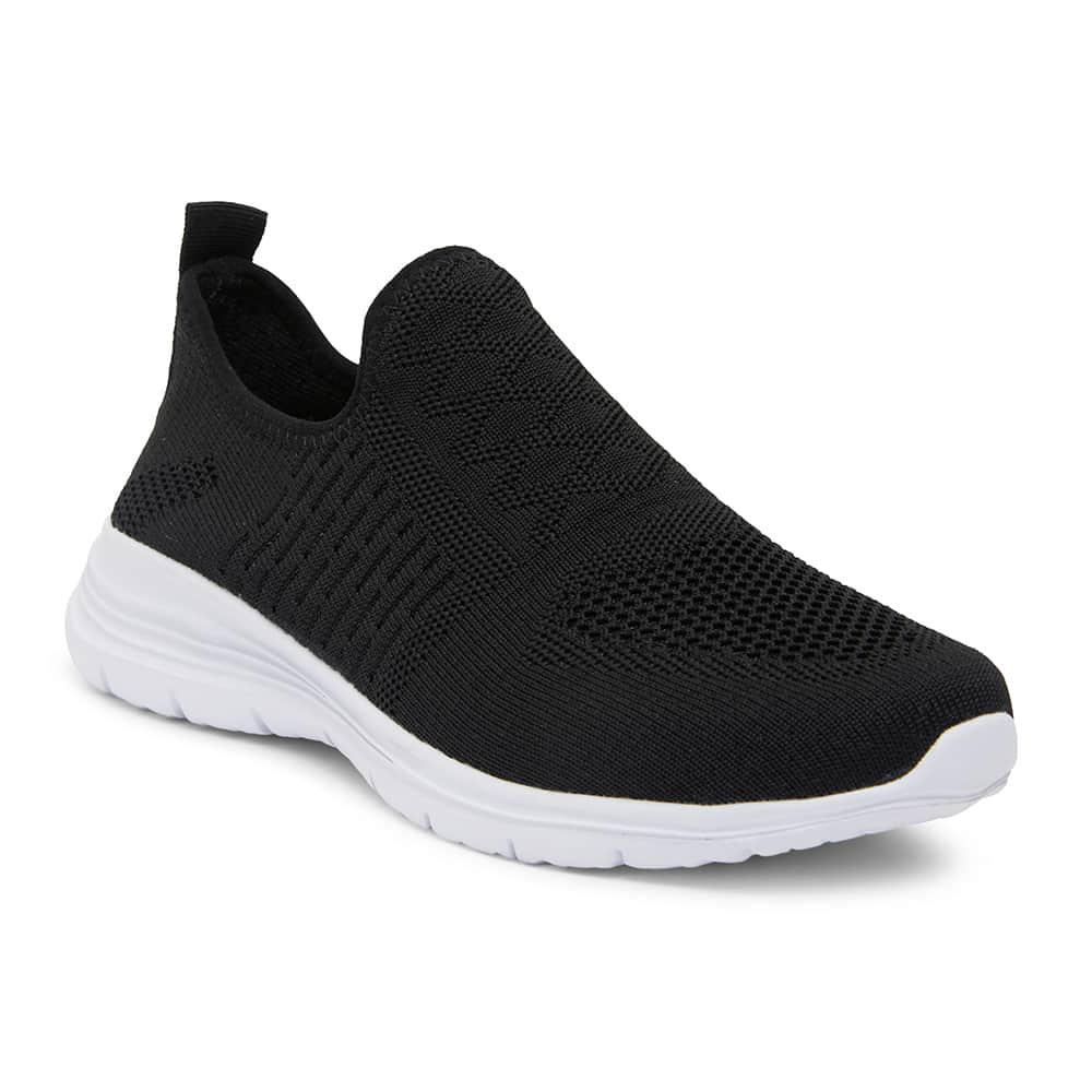 Richard Sneaker in Black Weave Fabric | Sandler | Shoe HQ