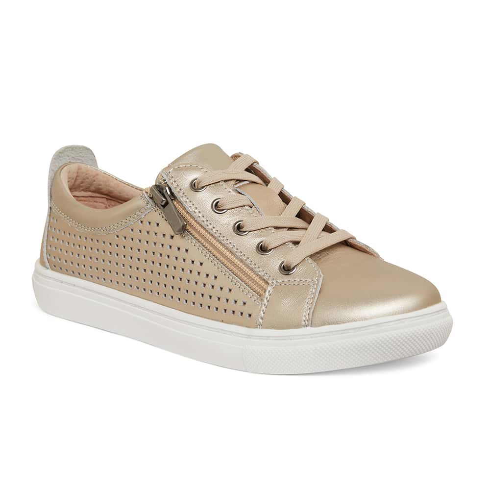 Rio Sneaker in Soft Gold Leather