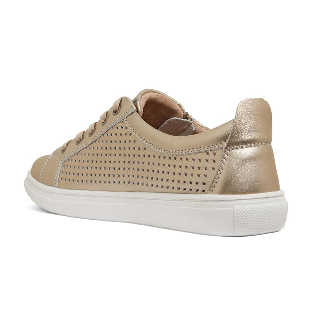 Rio Sneaker in Soft Gold Leather