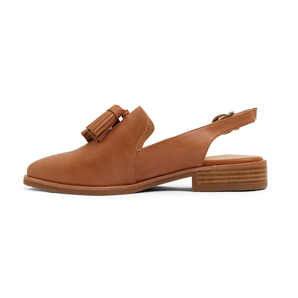 Sabina Loafer in Tan Leather