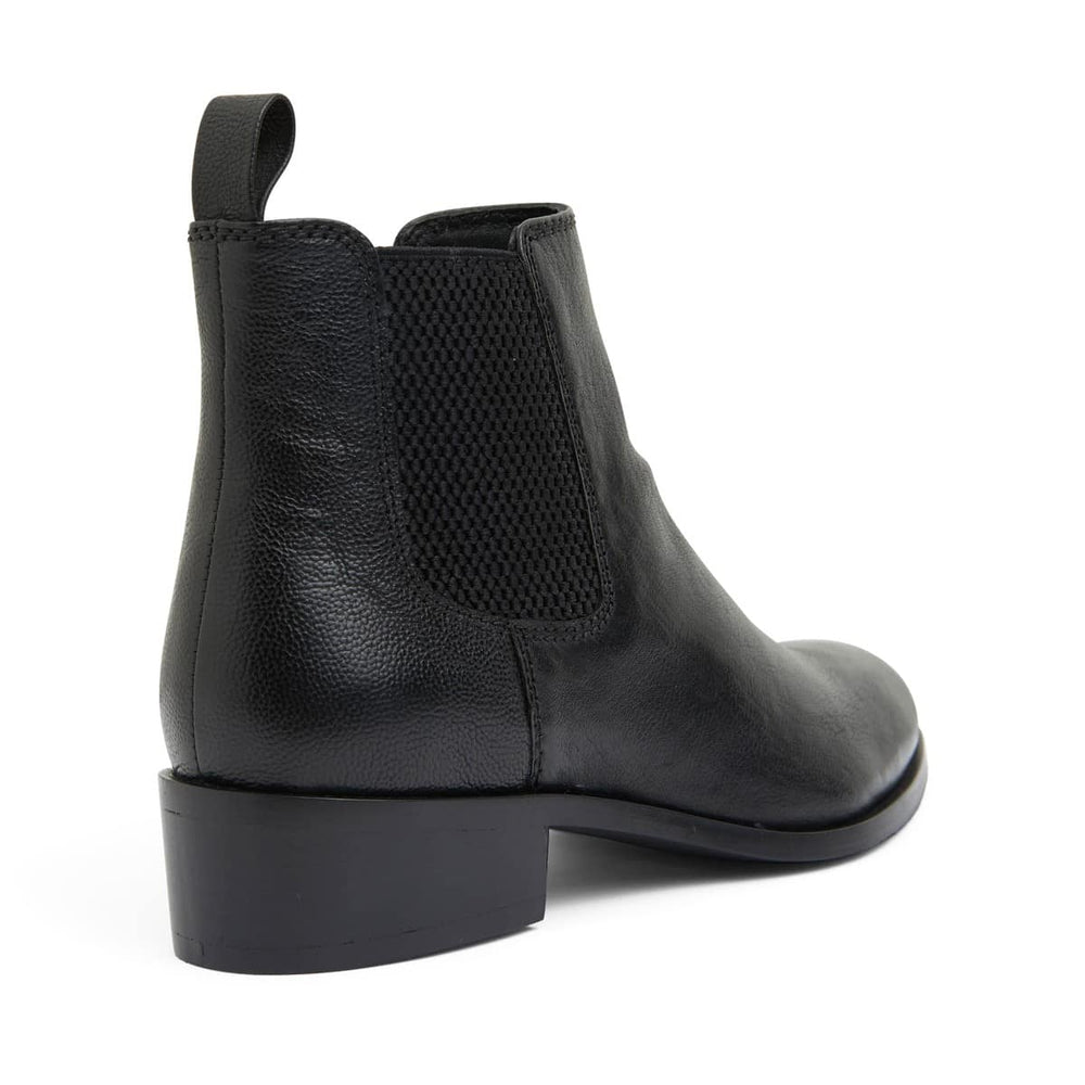 Sara Ankle Boot in Black Leather | Sandler | Shoe HQ