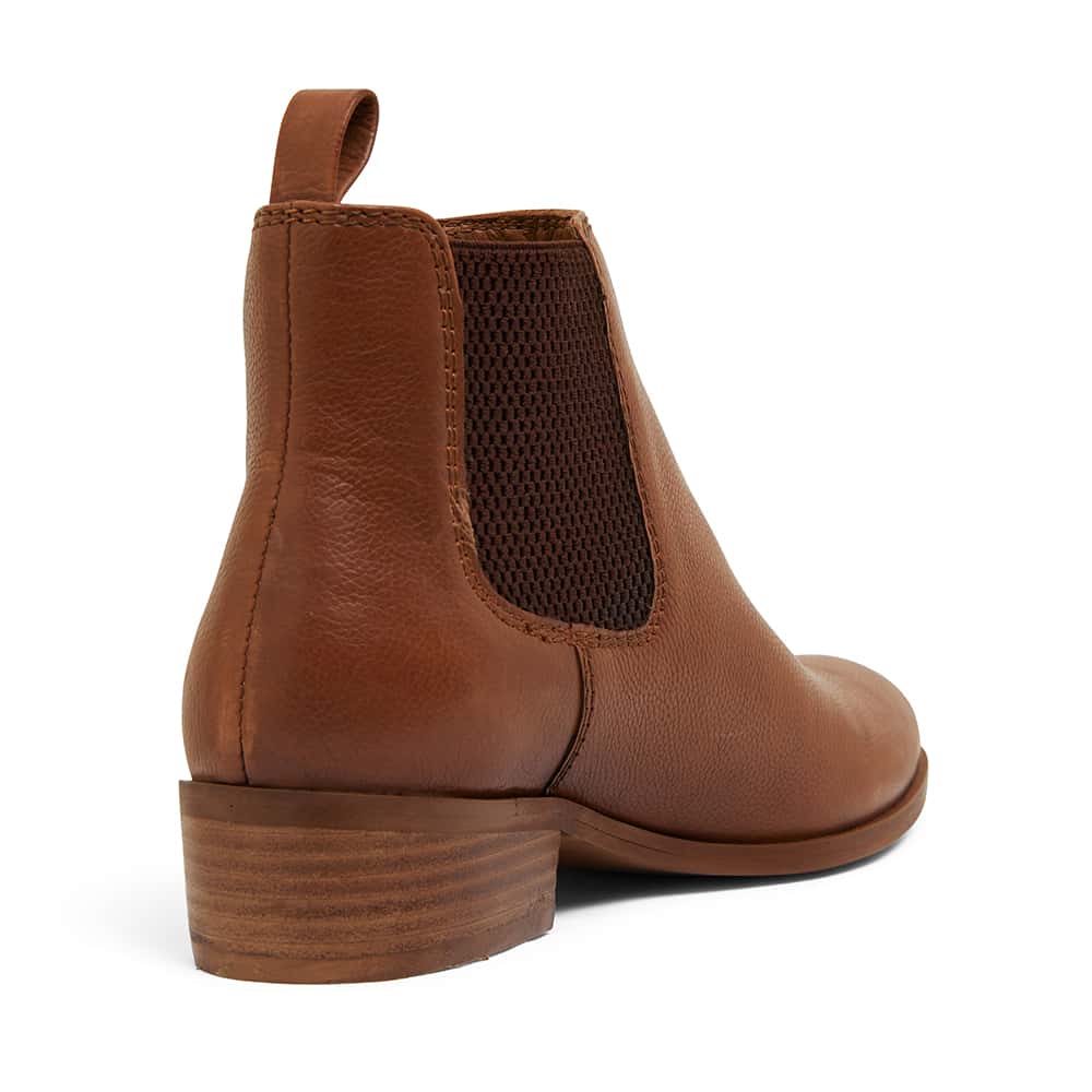 Sara Boot in Tan Leather
