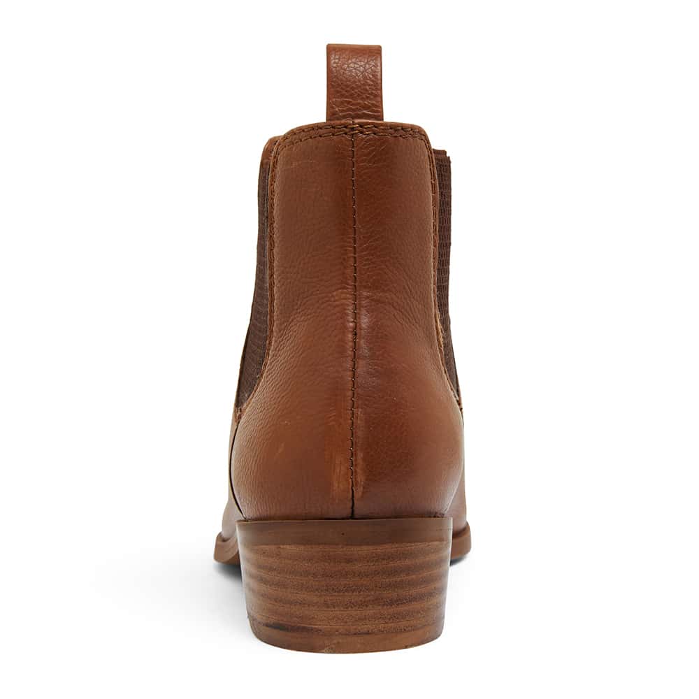 Sara Boot in Tan Leather