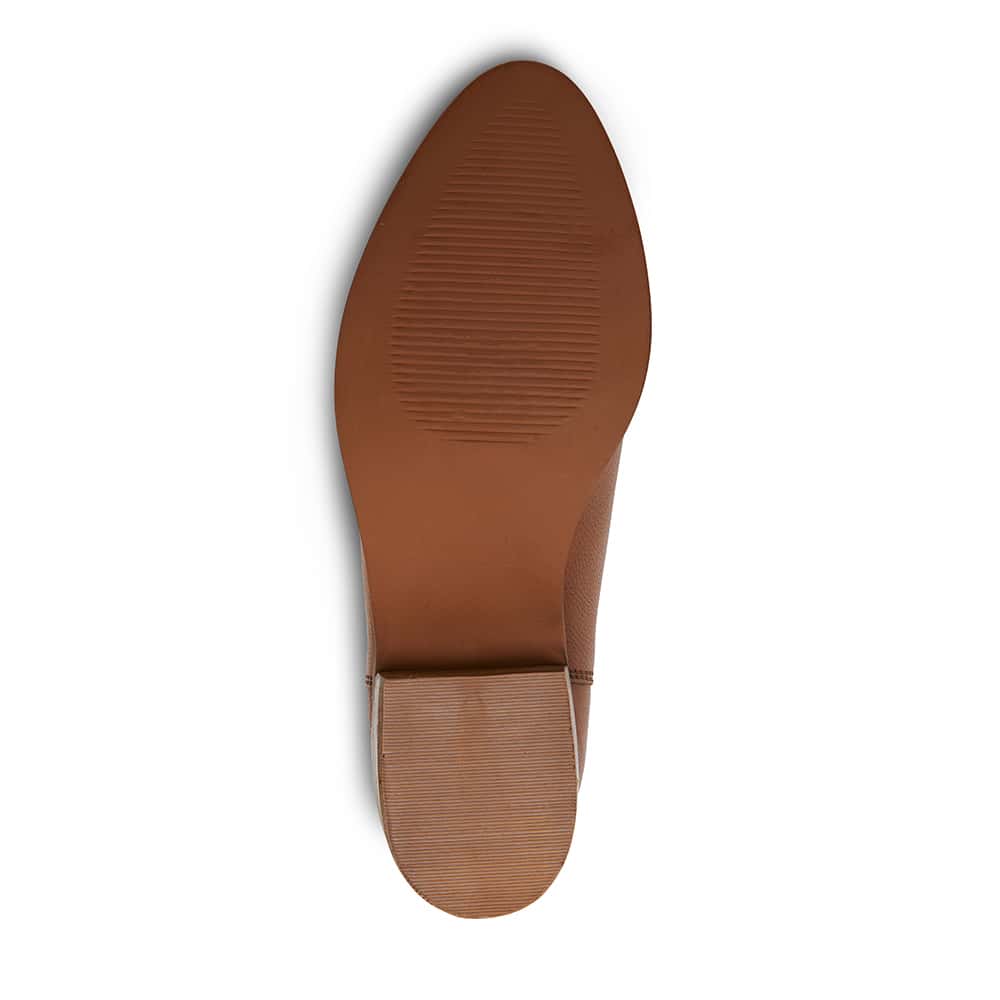 Sara Boot in Tan Leather