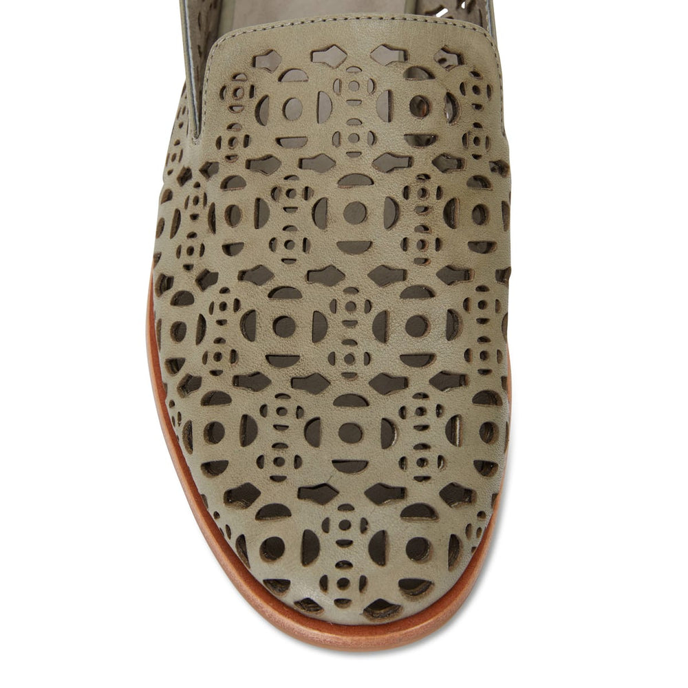 Scribe Loafer in Khaki Leather
