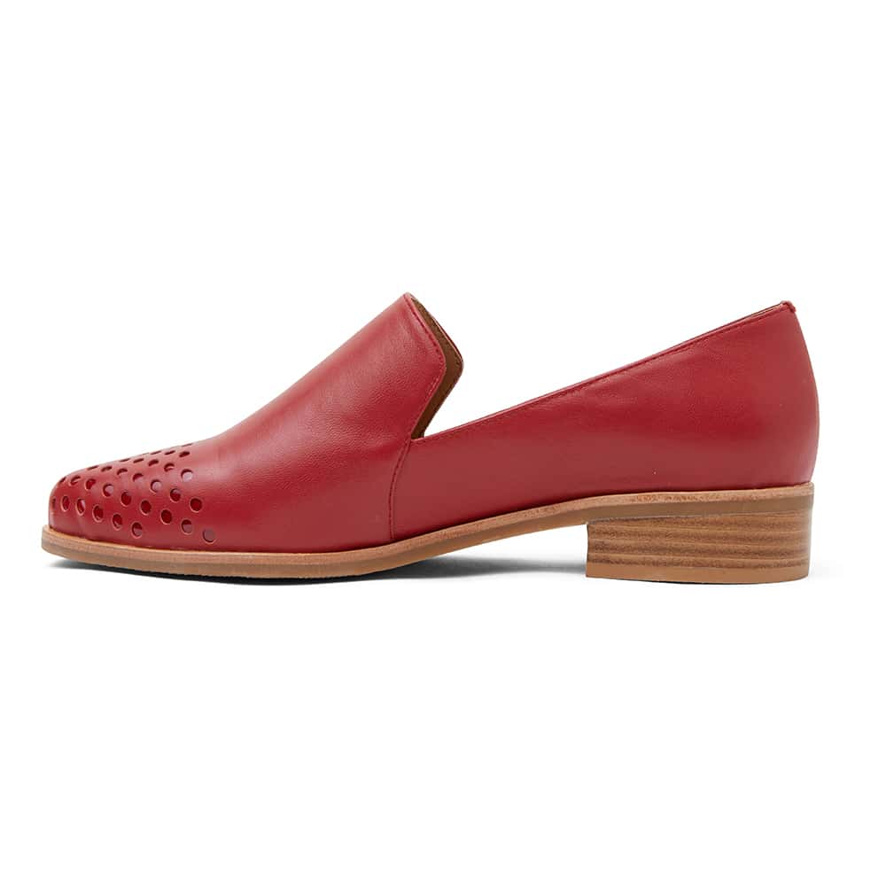 Shade Loafer in Red Leather