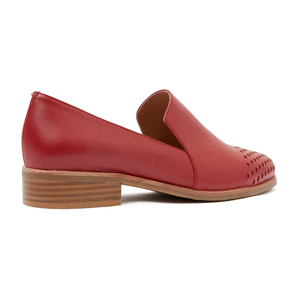 Shade Loafer in Red Leather