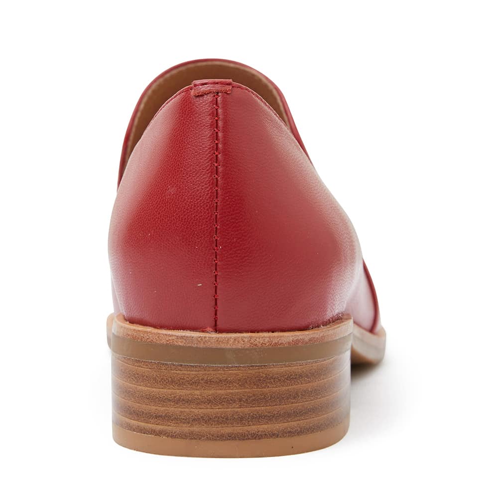 Shade Loafer in Red Leather