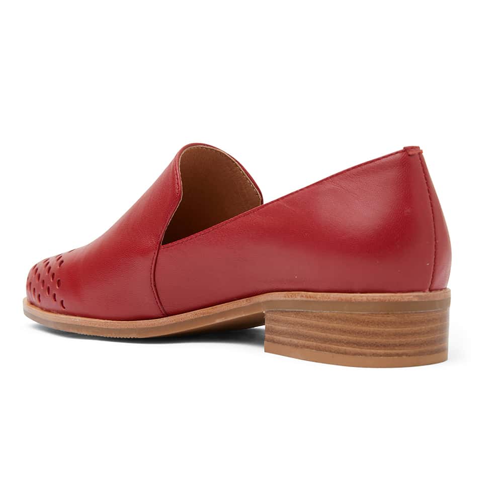 Shade Loafer in Red Leather