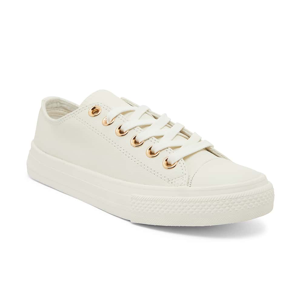 Sheldon Sneaker in White Leather