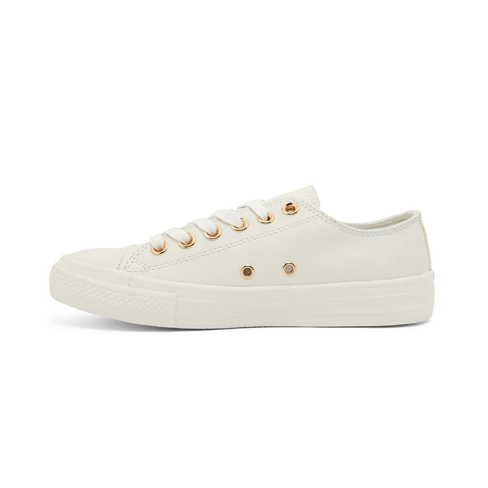 Sheldon Sneaker in White Leather