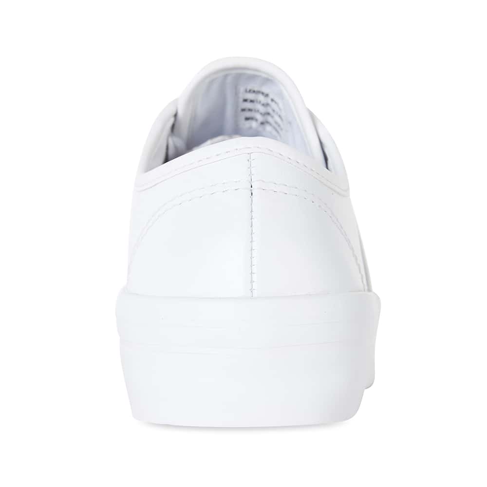 Slater Sneaker in White Leather