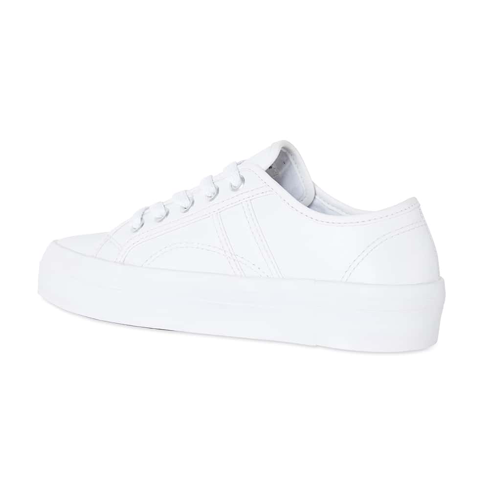 Slater Sneaker in White Leather