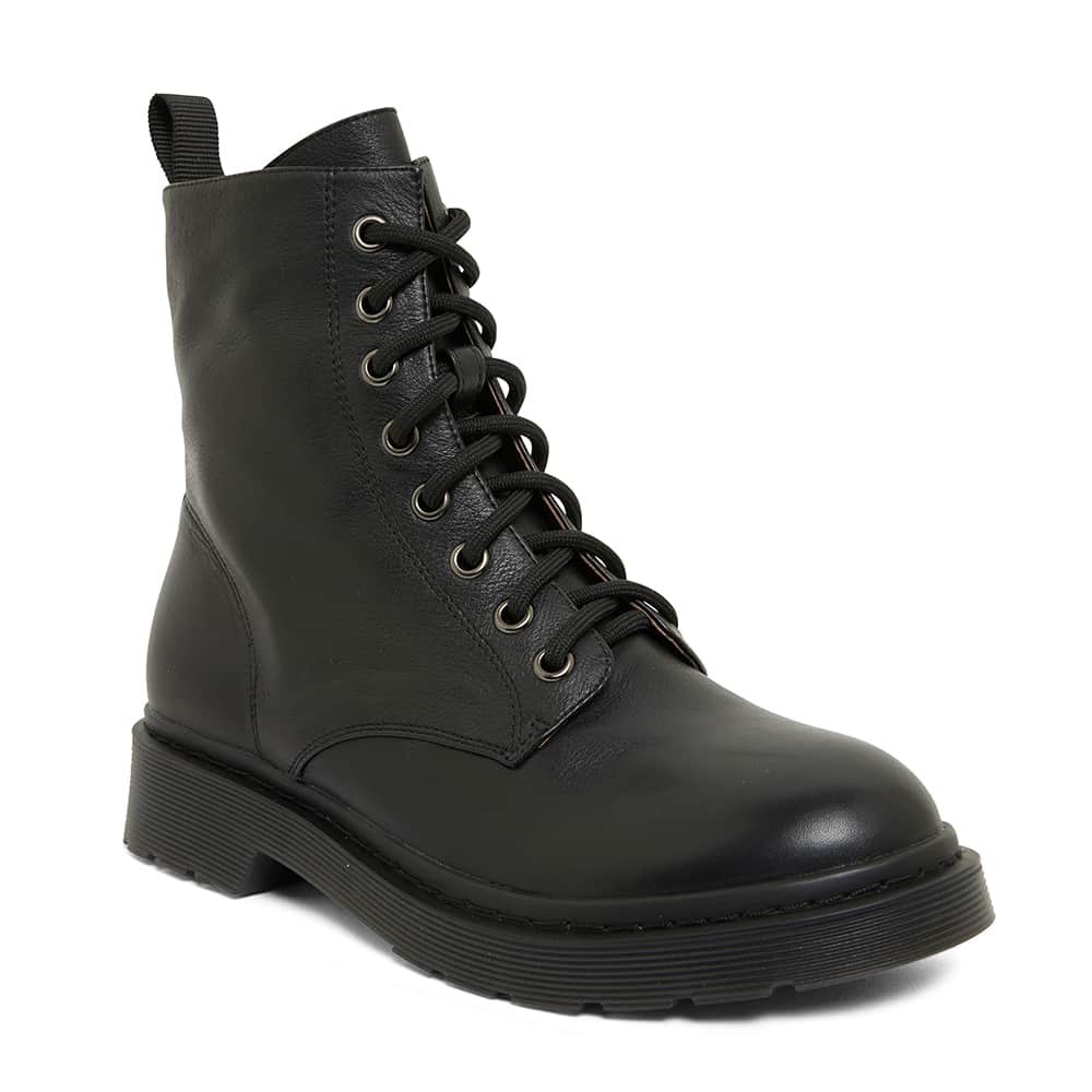 Somerset Boot in Black Leather