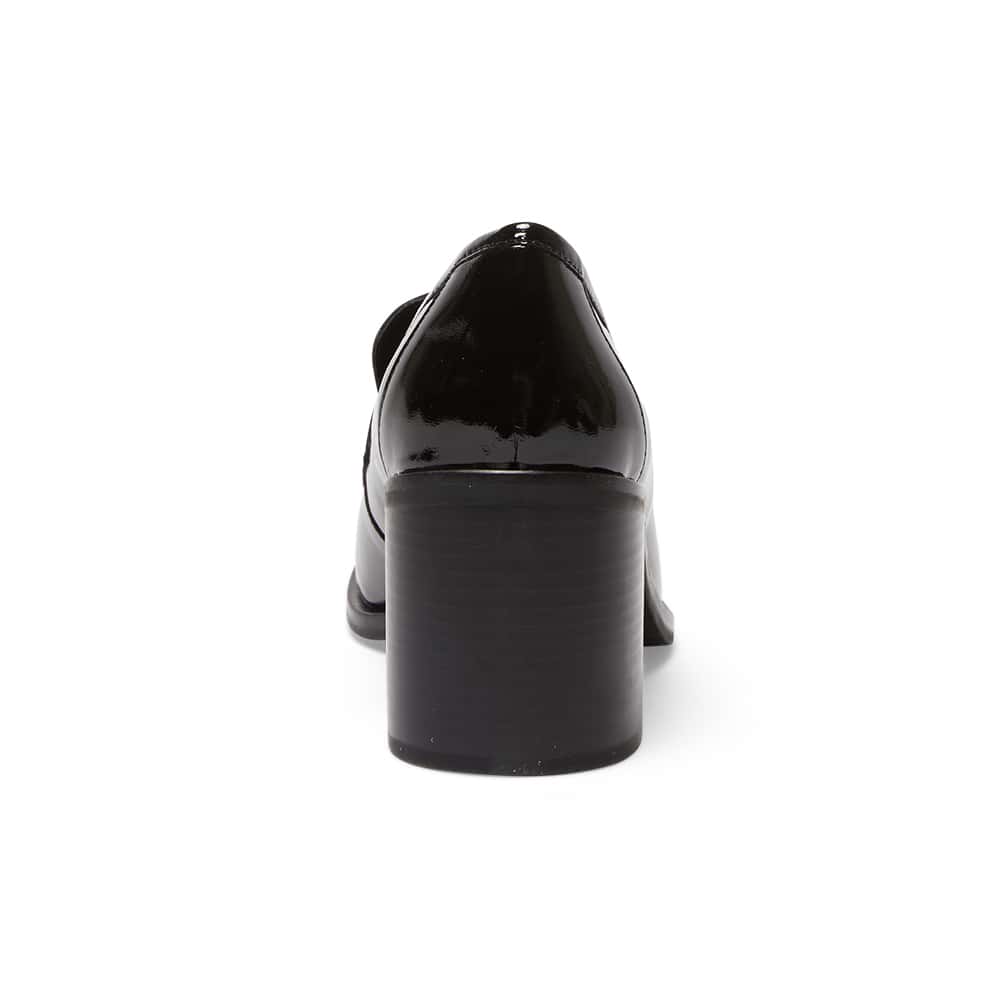 Sonya Loafer in Black Patent