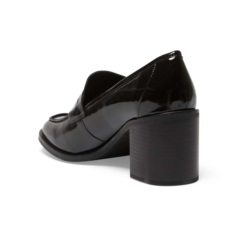 Sonya Loafer in Black Patent