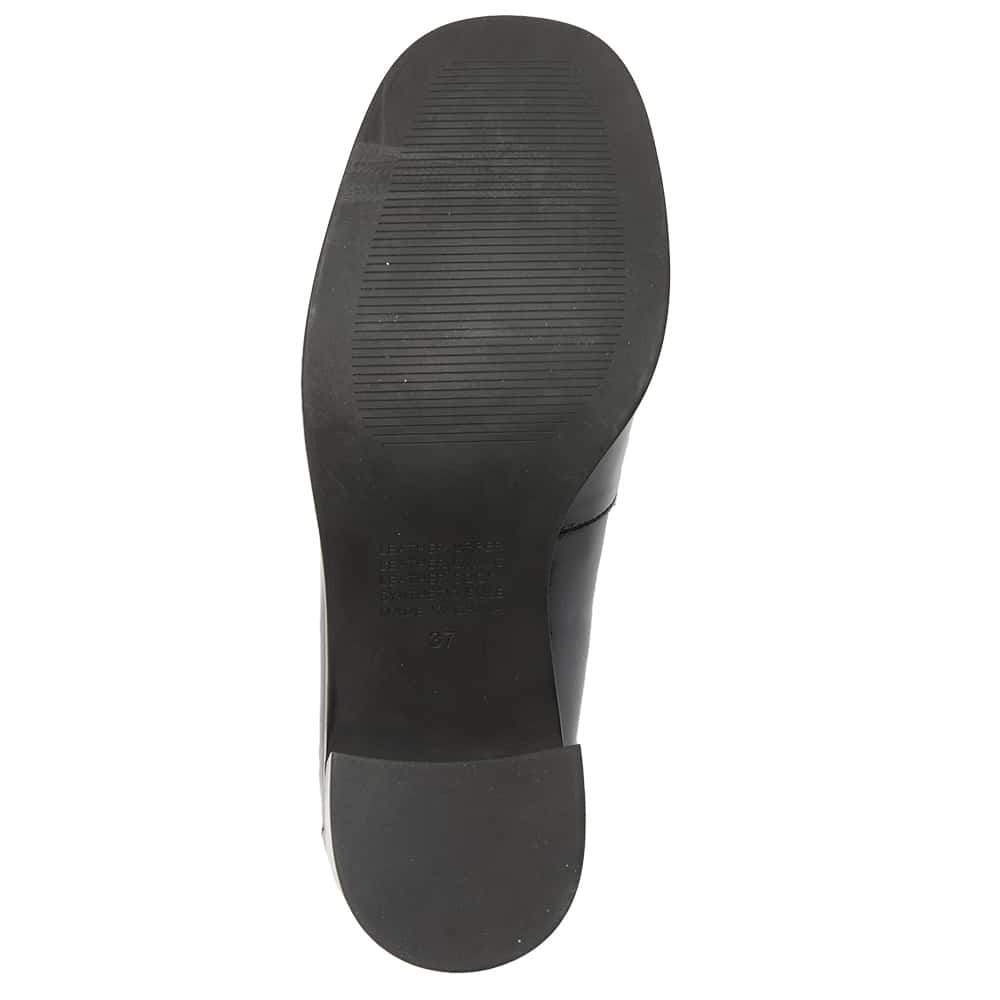Sonya Loafer in Black Patent