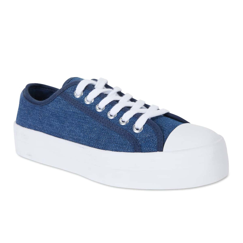 Stacey Sneaker in Denim Canvas