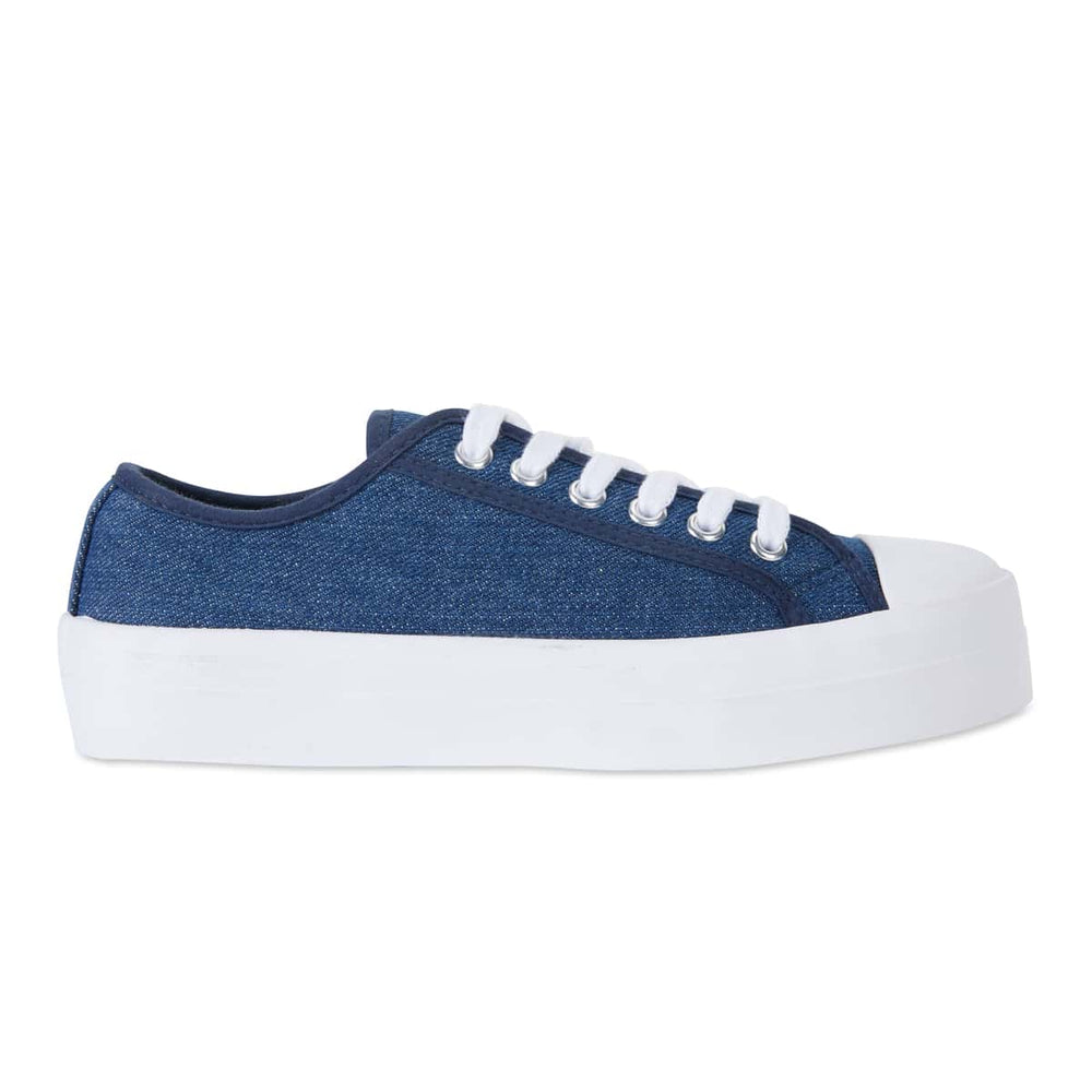 Stacey Sneaker in Denim Canvas