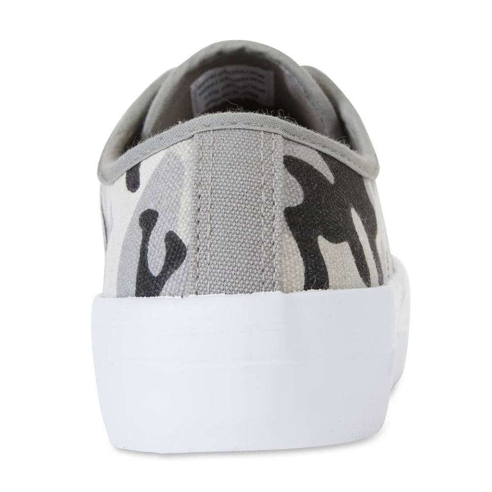 Stacey Sneaker in Light Camouflage Canvas