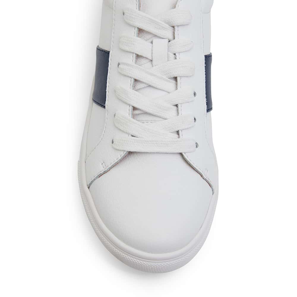 Storm Sneaker in White Navy And Red Leather