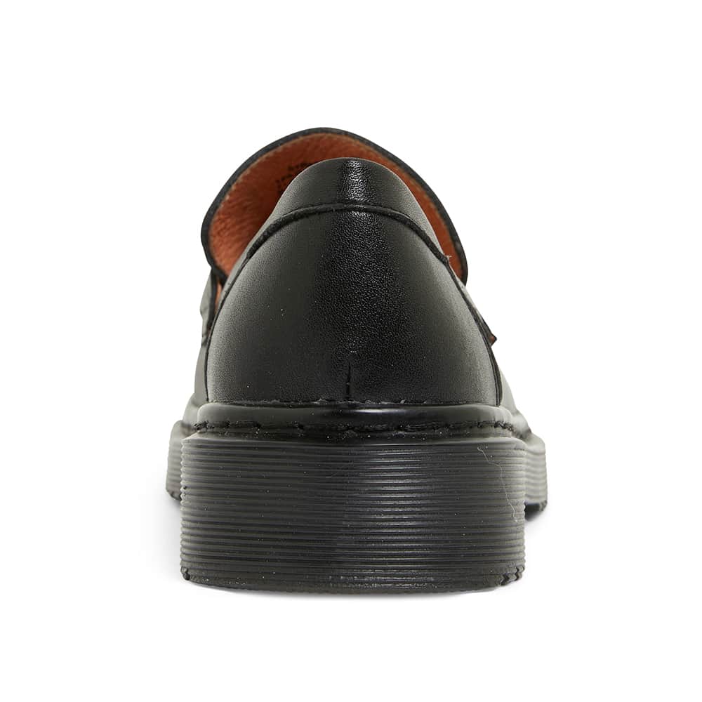Strata Loafer in Black Leather