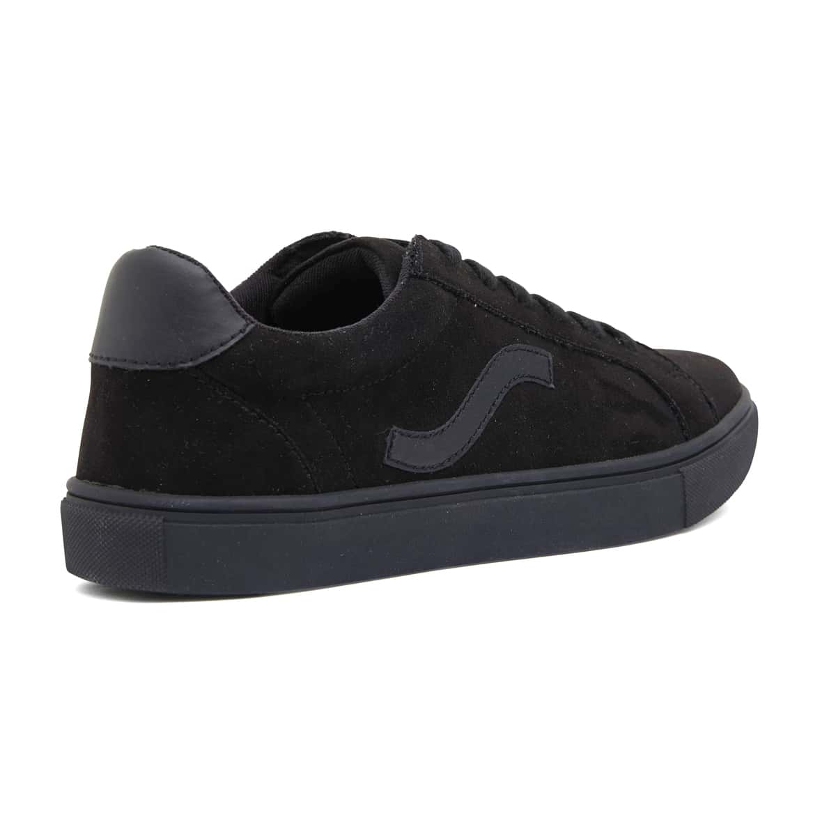 Swerve Sneaker in Black Suede