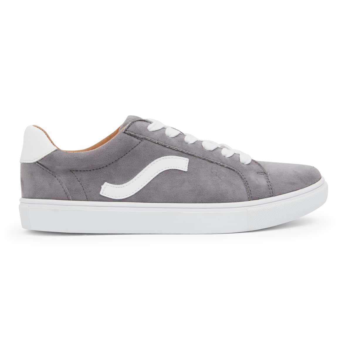 Swerve Sneaker in Grey Suede