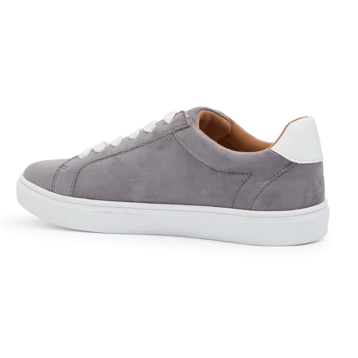 Swerve Sneaker in Grey Suede