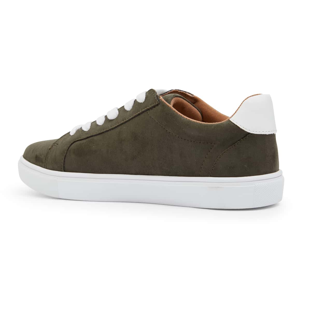 Swerve Sneaker in Khaki Suede