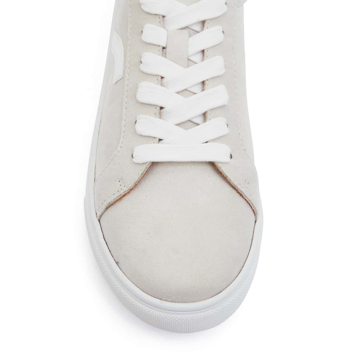 Swerve Sneaker in Taupe Micro Suede