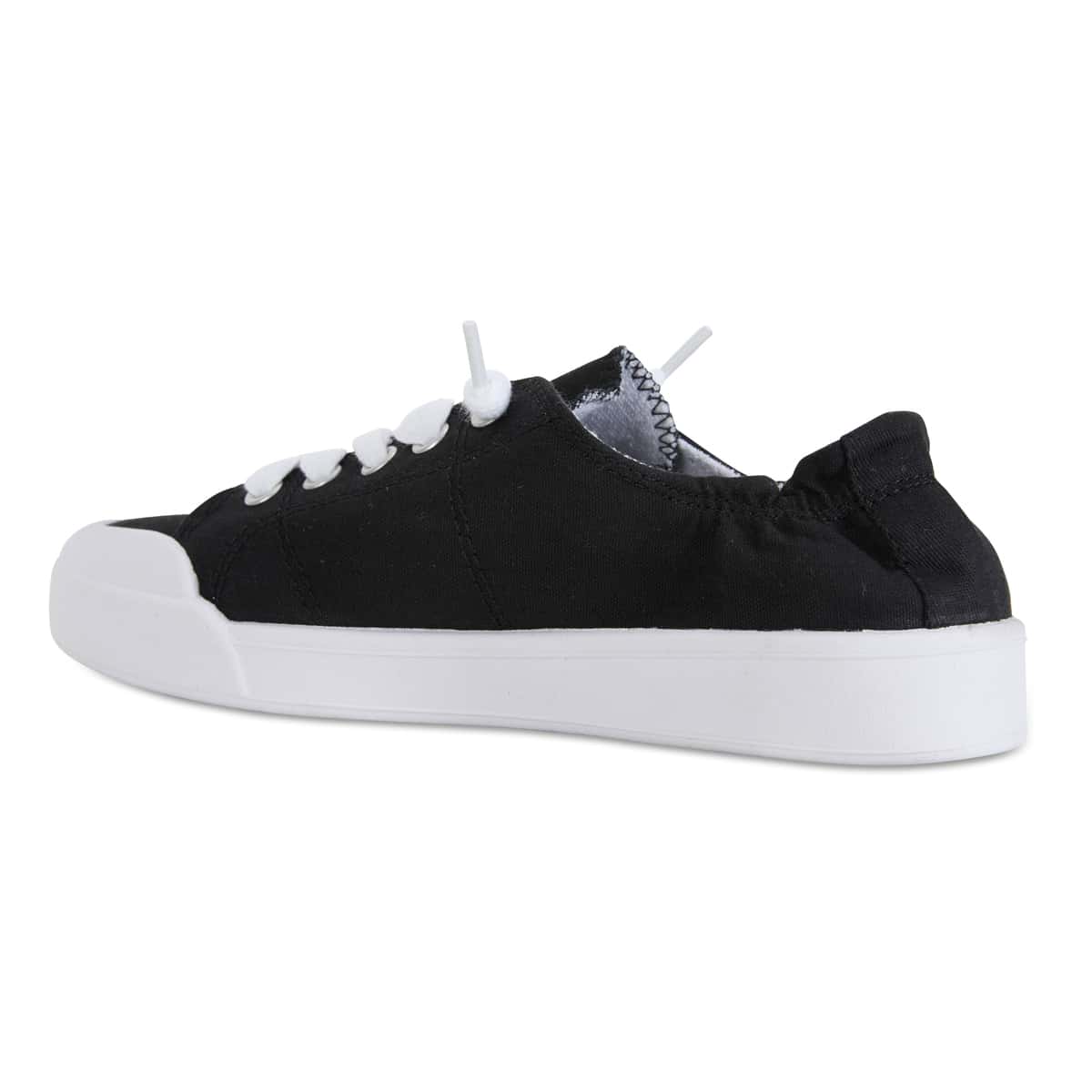 Switch Sneaker in Black Canvas