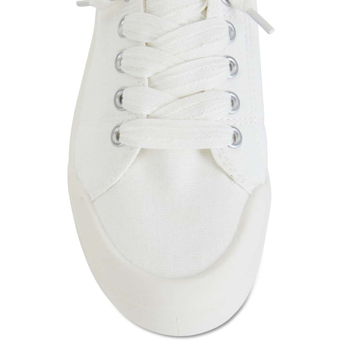 Switch Sneaker in White Canvas