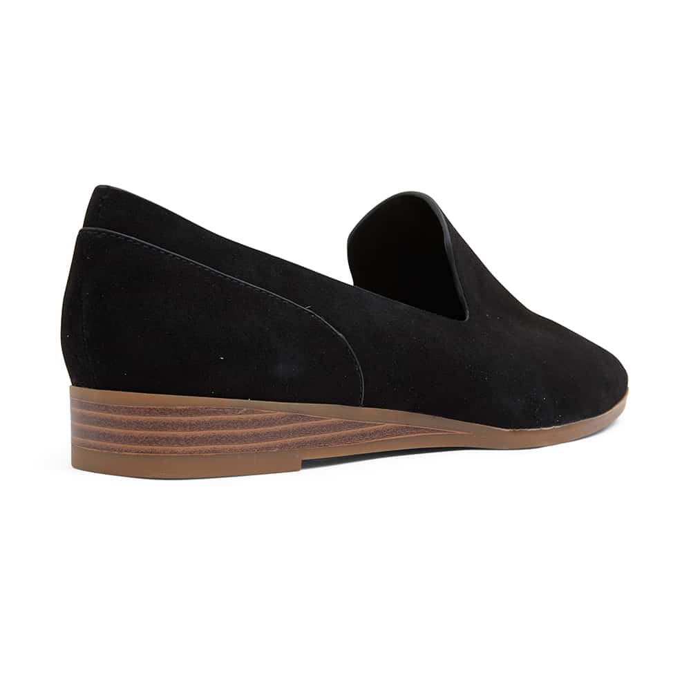 Talbot Loafer in Black Suede