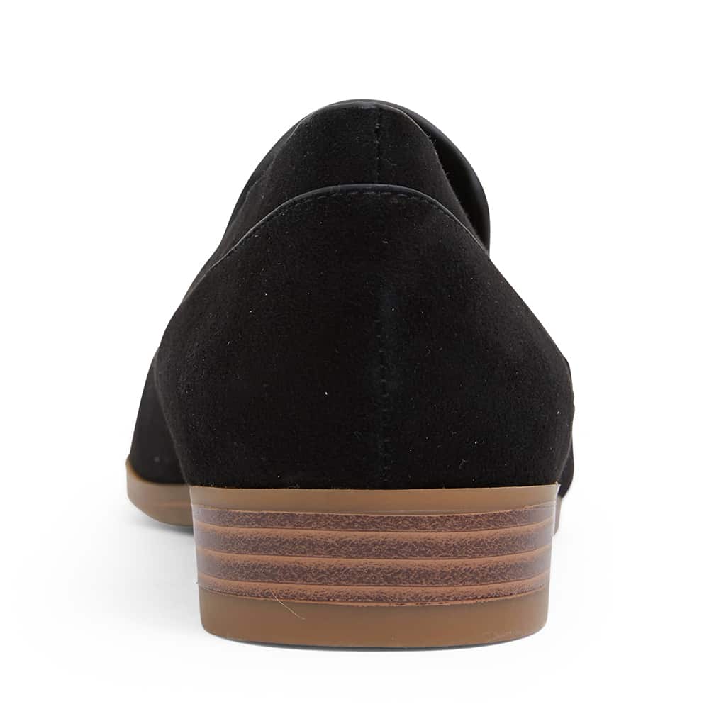 Talbot Loafer in Black Suede