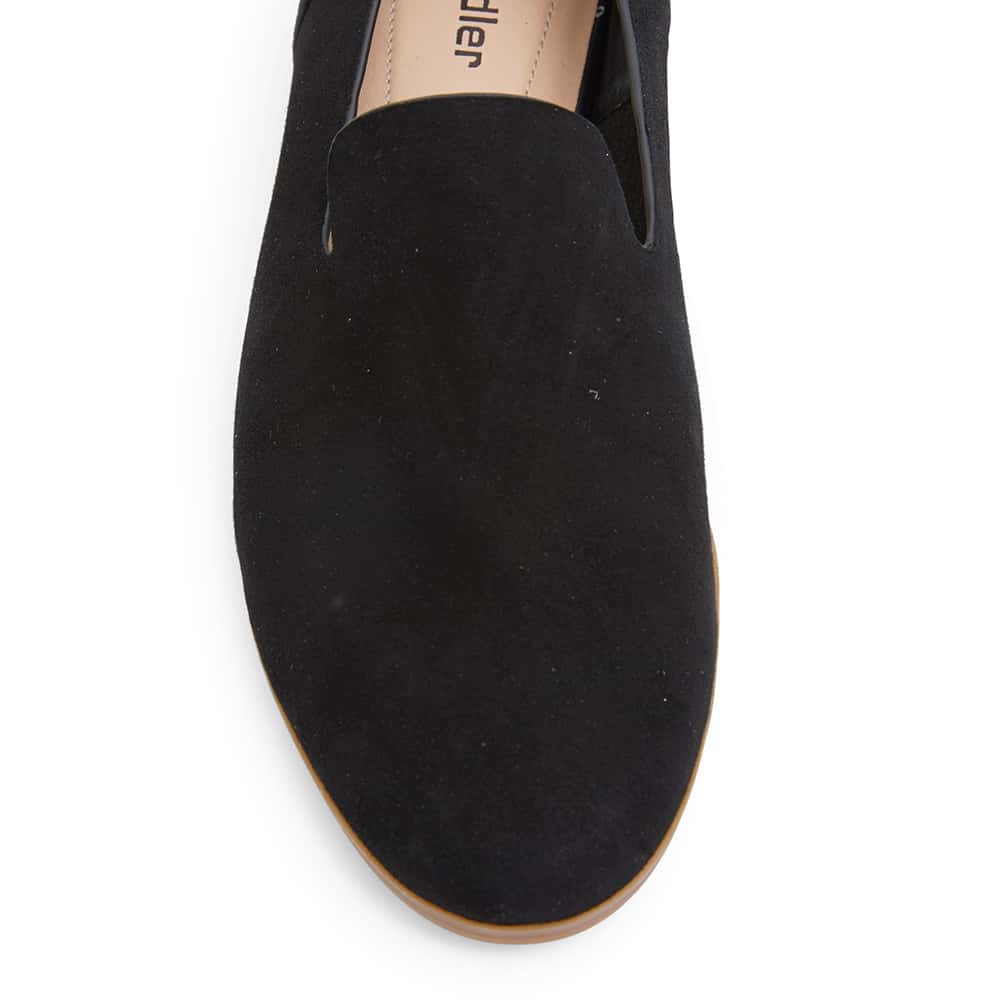 Talbot Loafer in Black Suede