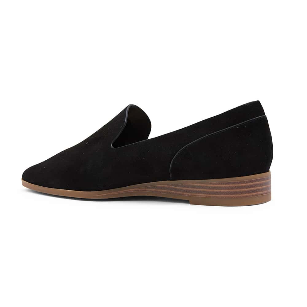 Talbot Loafer in Black Suede