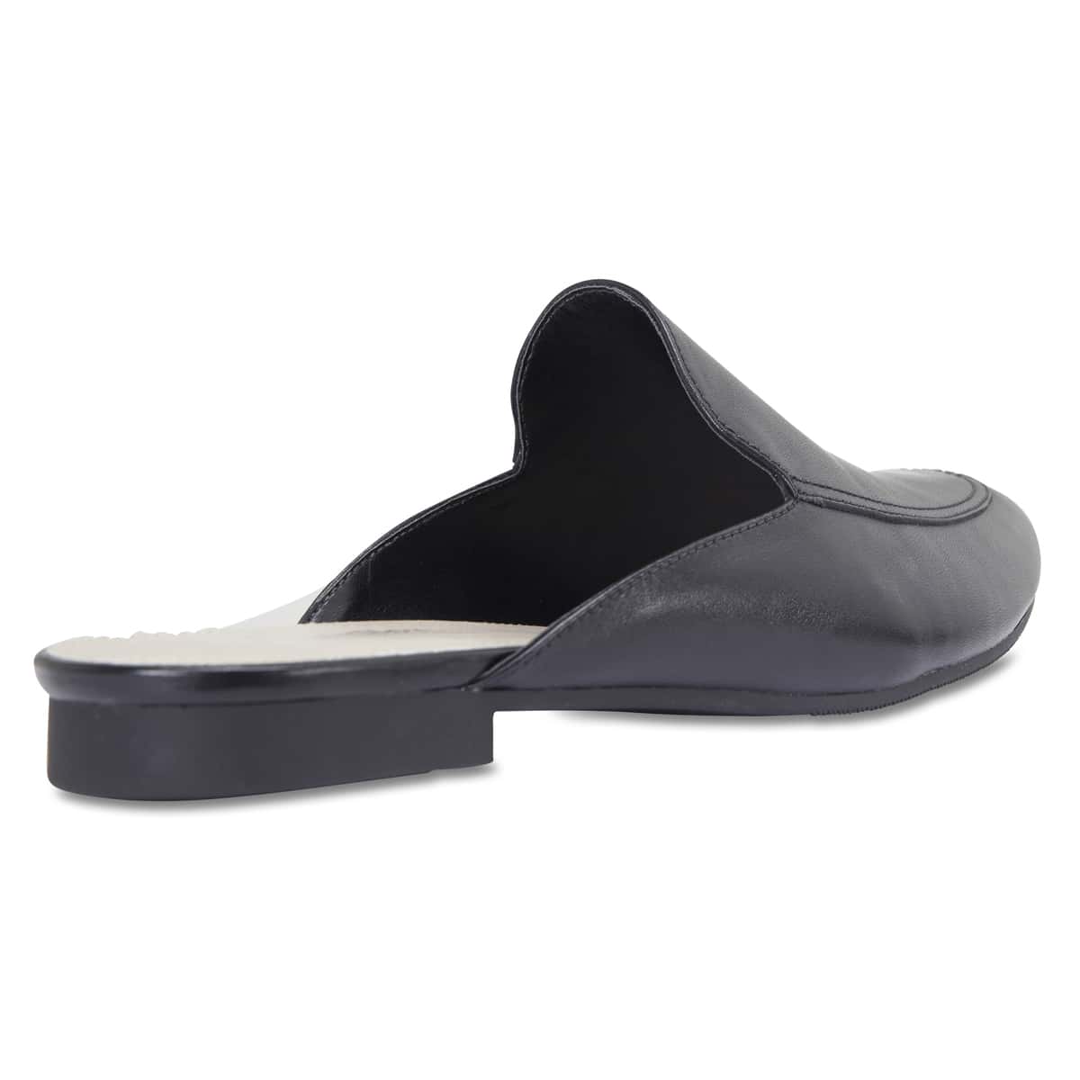 Talent Slide in Black Leather