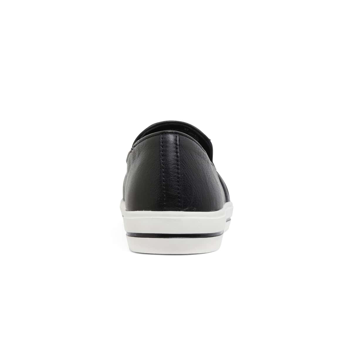 Talia Ballet Flat in Black Leather