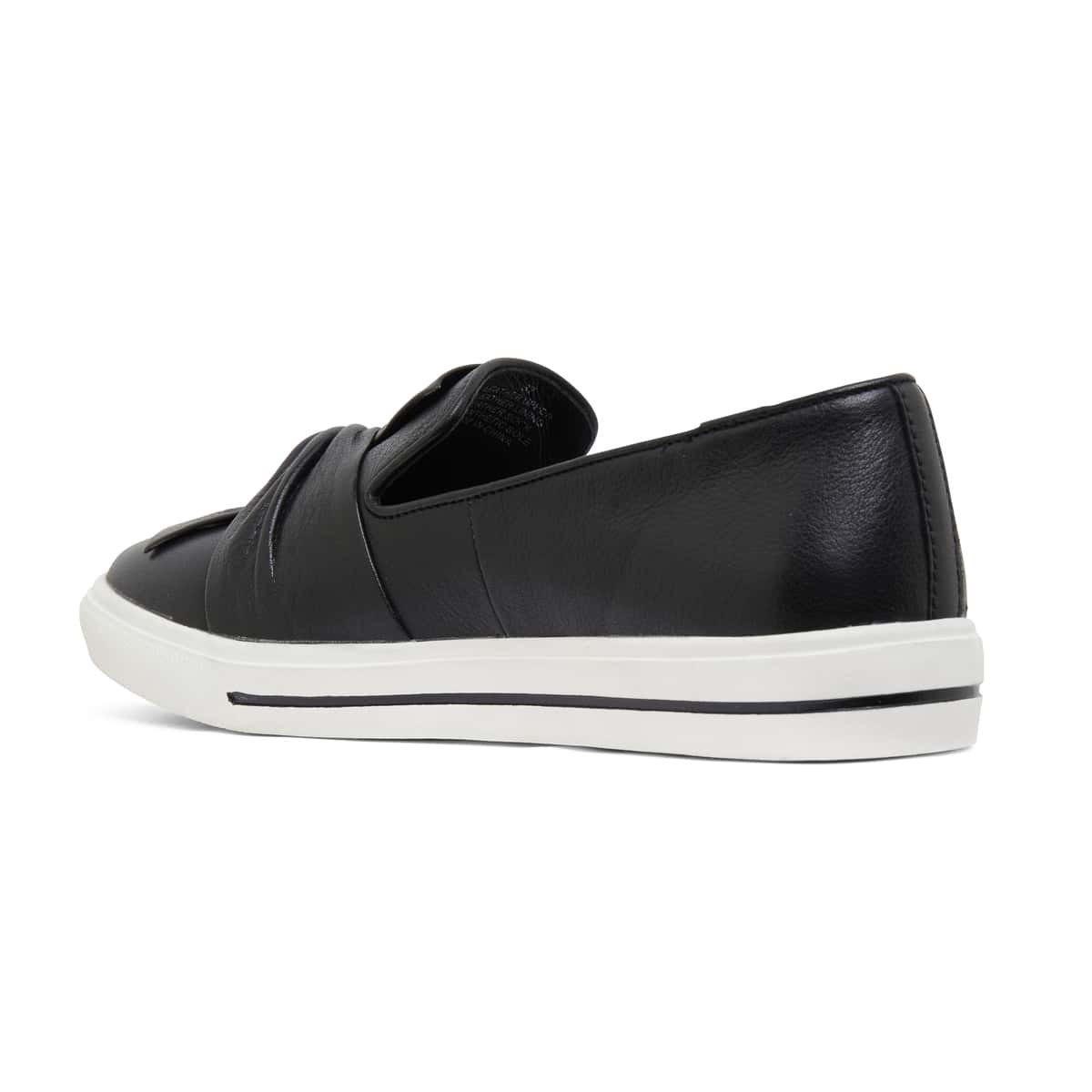 Talia Ballet Flat in Black Leather