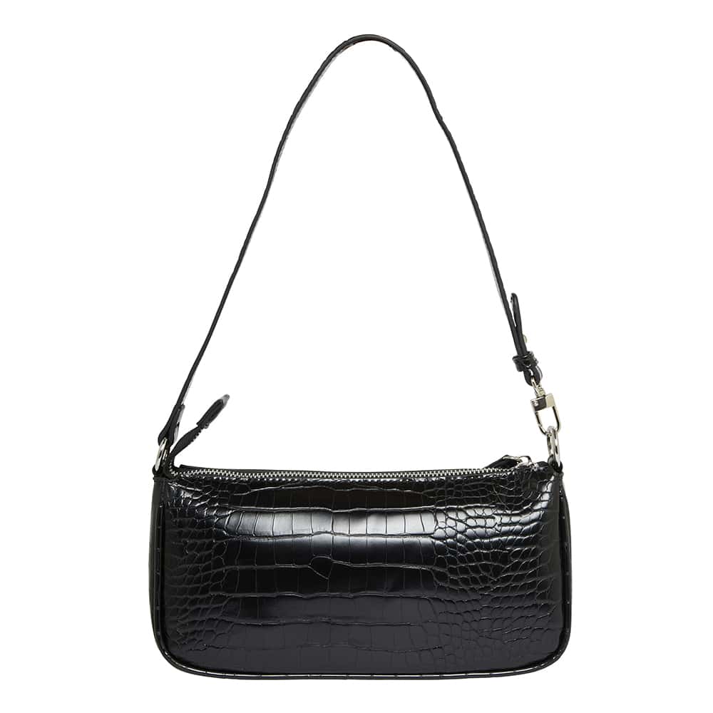 Tang Handbag in Black Smooth