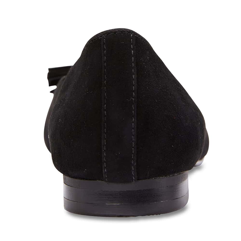 Taren Loafer in Black Suede