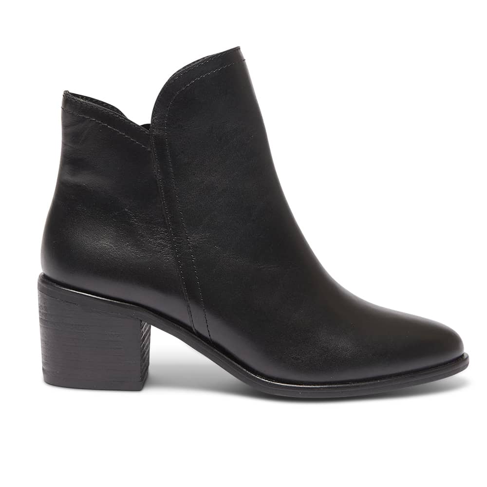 Tex Boot in Black Leather