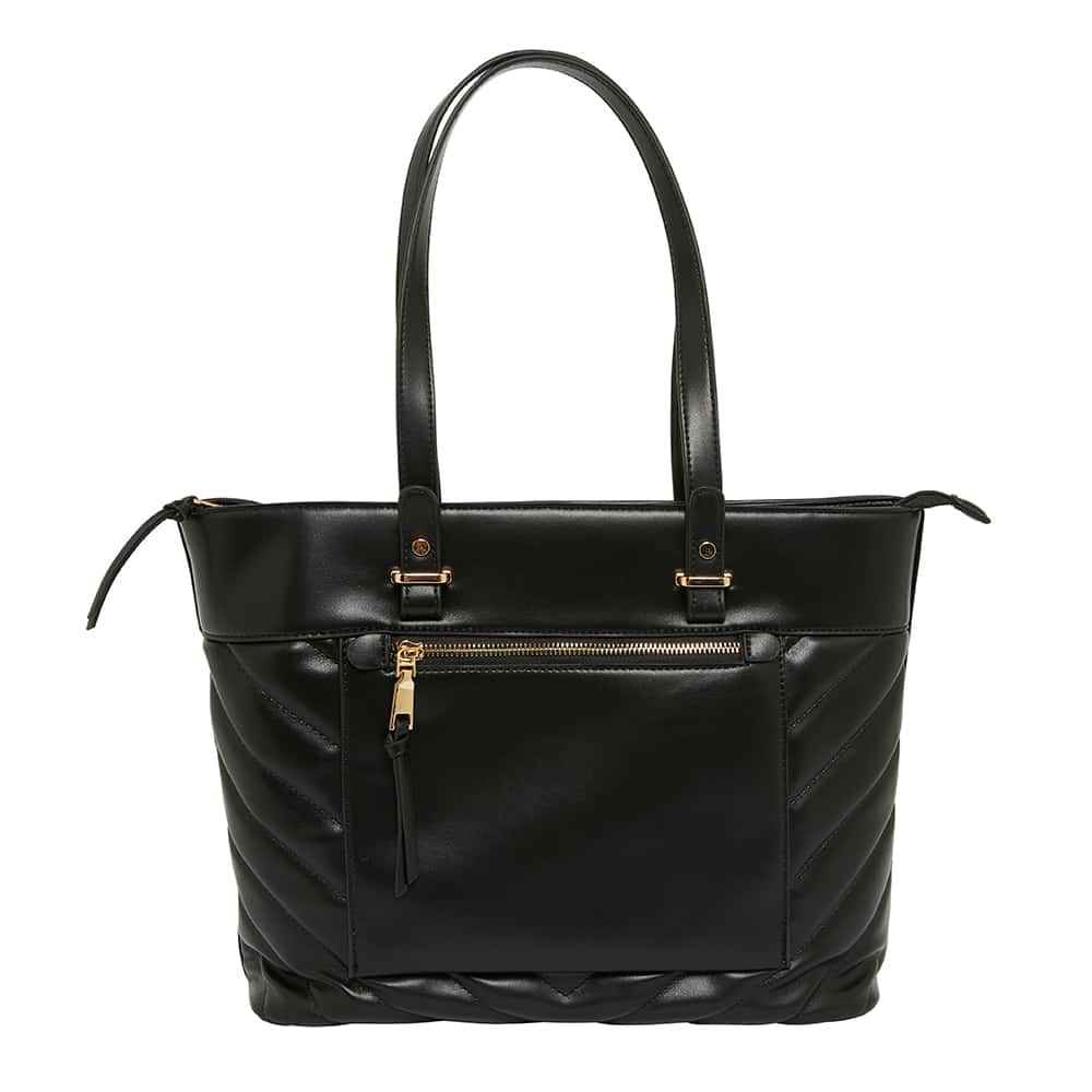 Tig Handbag in Black Smooth