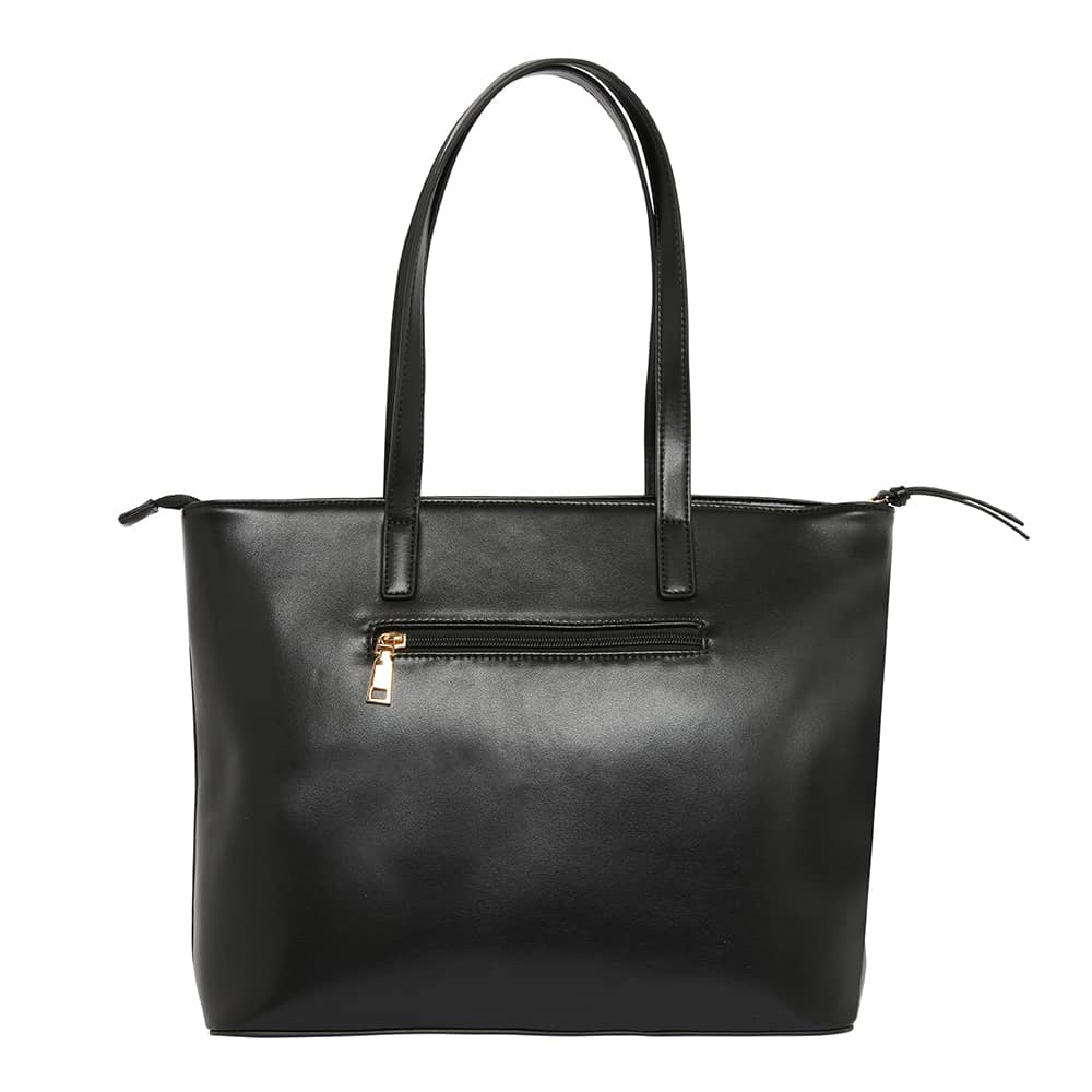 Tig Handbag in Black Smooth