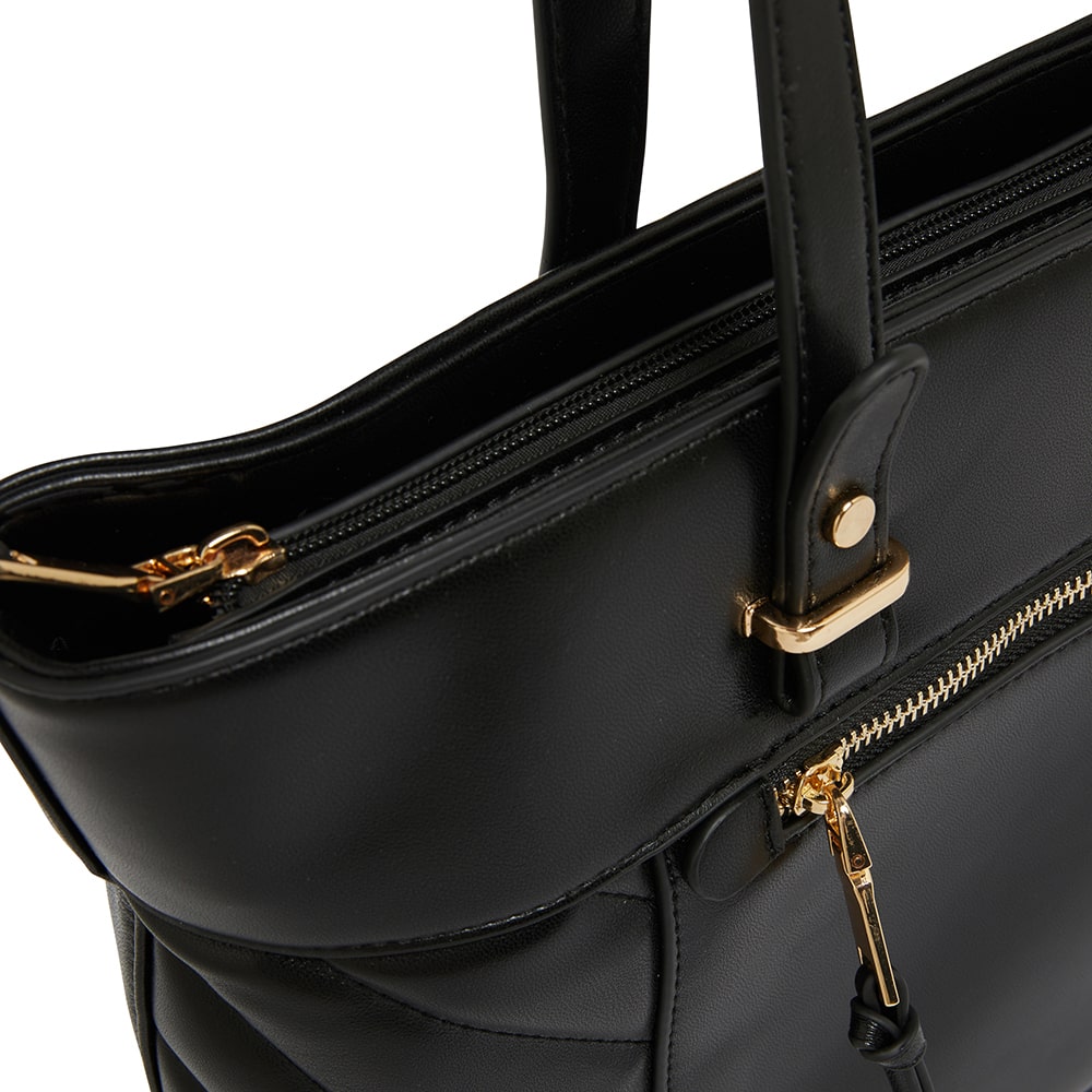 Tig Handbag in Black Smooth