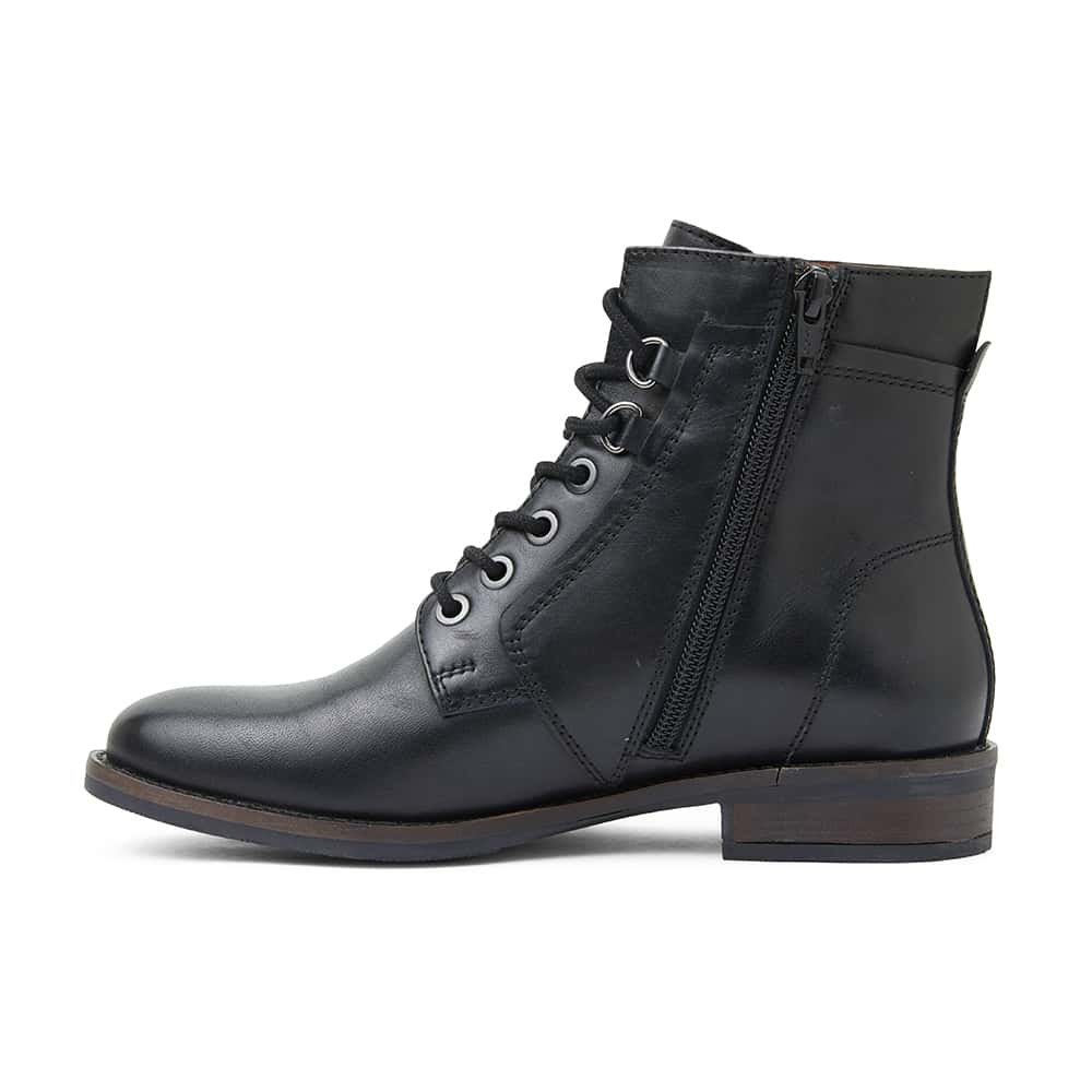 Tommy Boot in Black Leather
