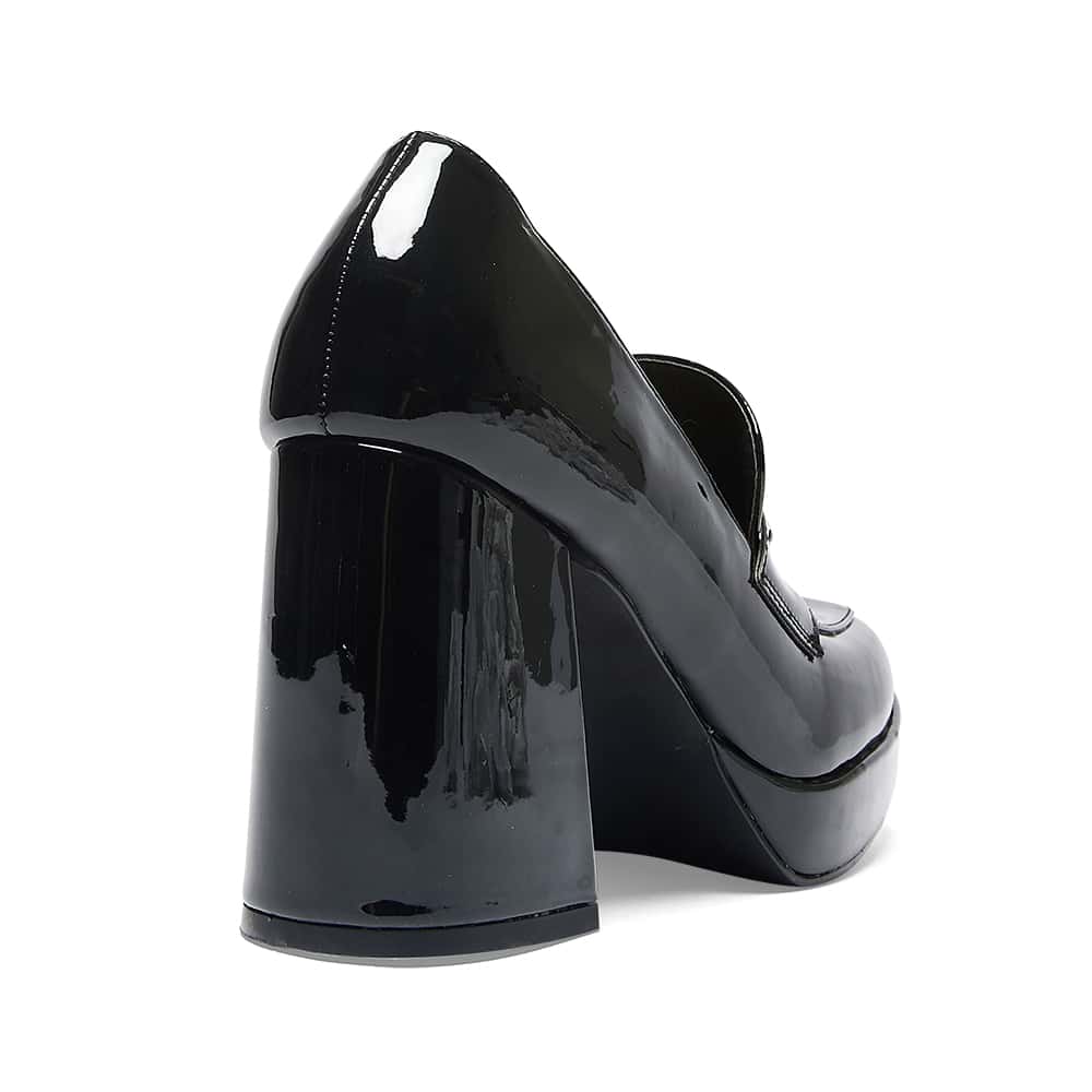 Tory Loafer in Black Patent
